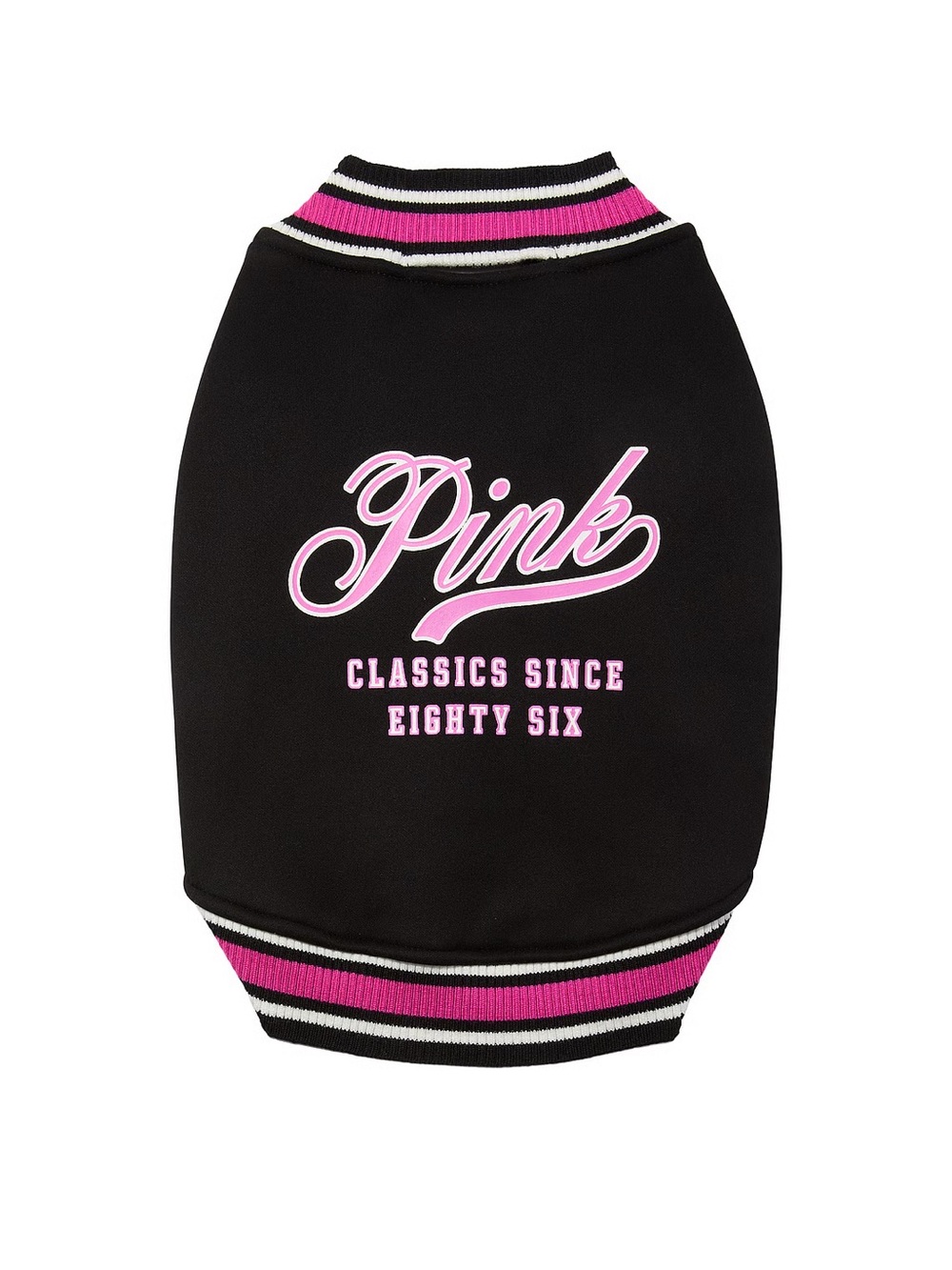 Victoria Secret PINK PINK PUP PET VARSITY JACKET NWT sz-XS